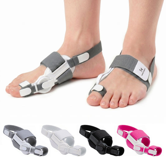 Bunion Corrector Fully Adjustable Women & Men Bunion Fix Big Toe Separator Day/Night Support Hallux Valgus (2PCS)